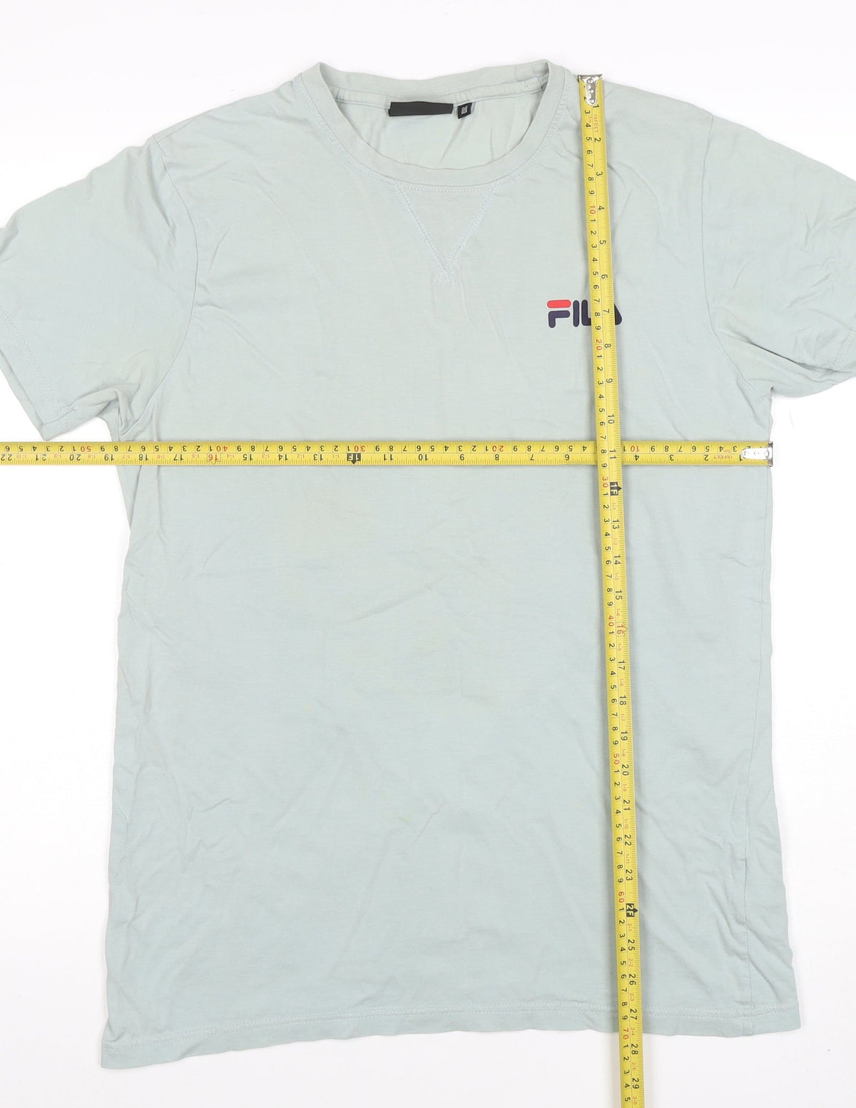 Fila Blackline Men's Green Cotton Crew Neck Short Sleeve T-Shirt M