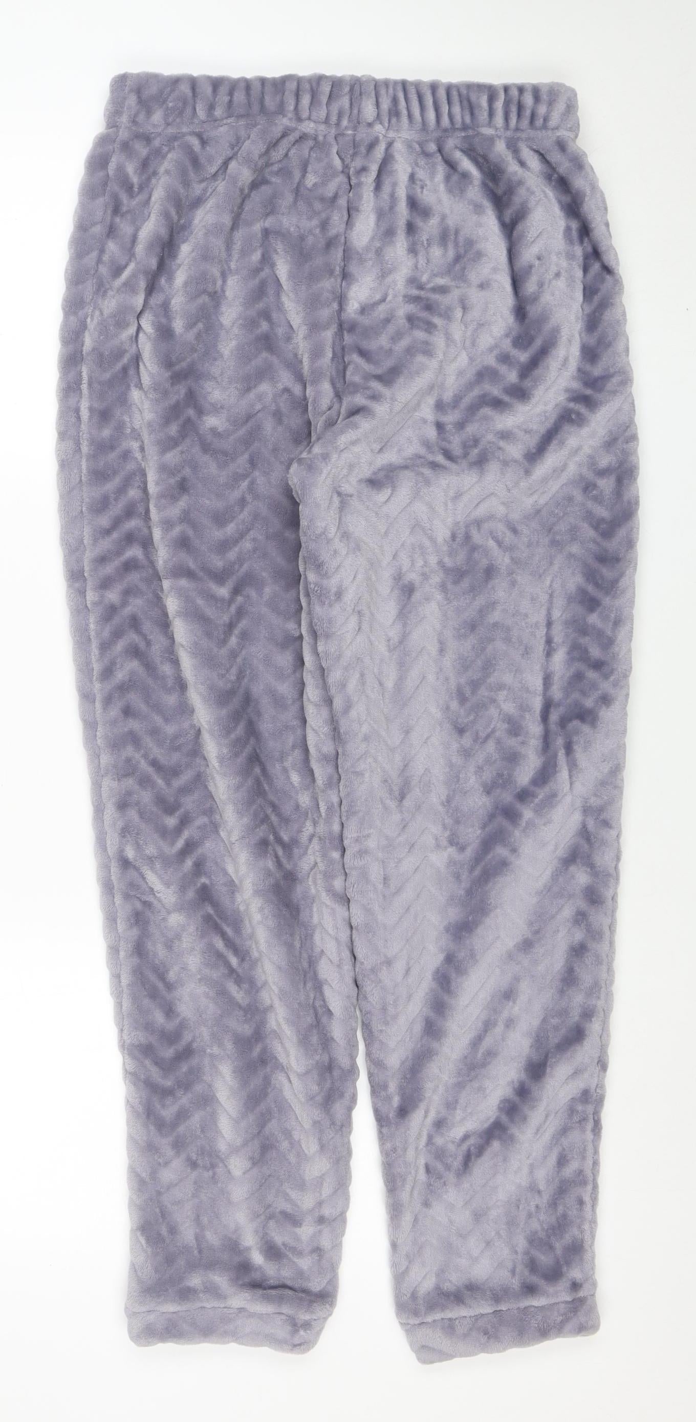 United Colors of Benetton Women’s Grey Velour Pyjama Pants S