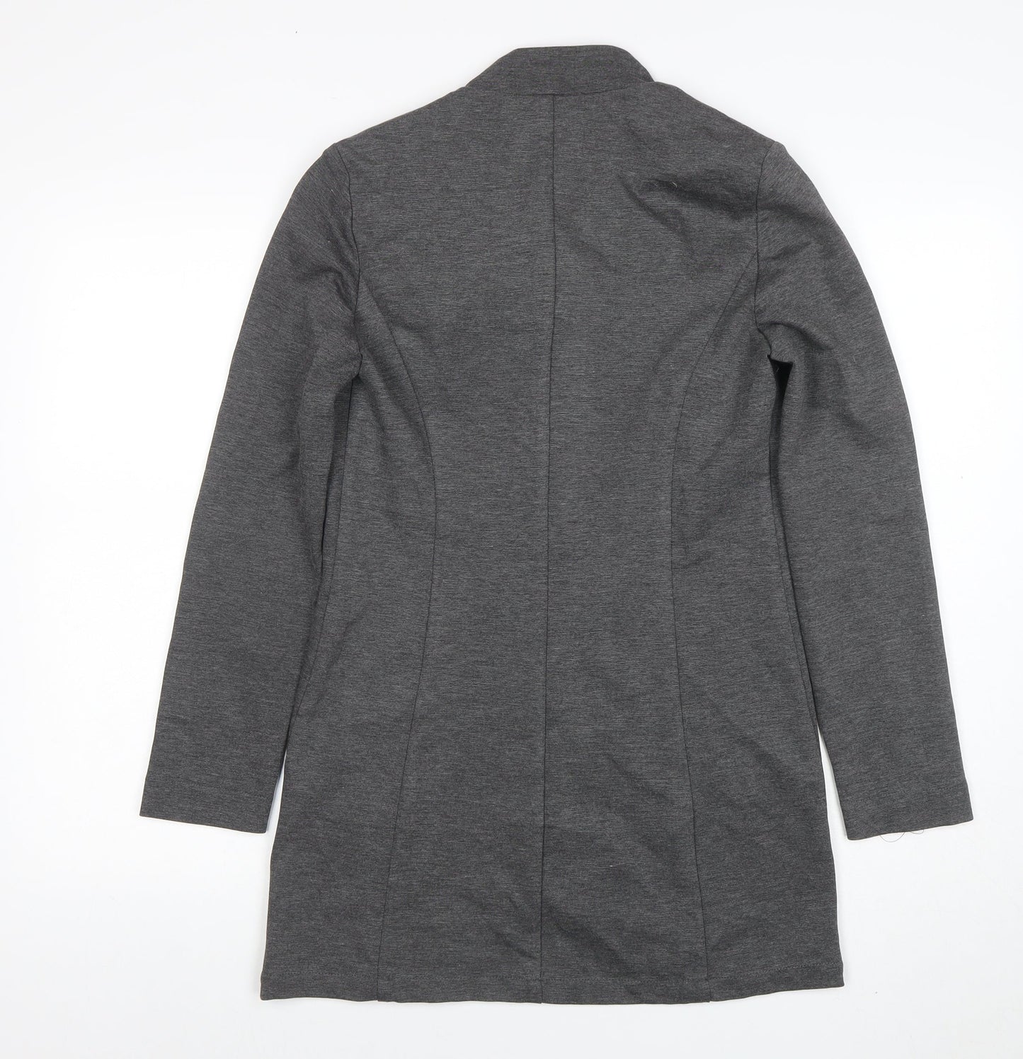KAOS Grey Slim Fit Mid-Length Jersey Coat Unisex Adults Size 42