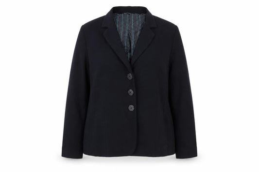 Country Casuals Womens Black Size 16 Single-Breasted Blazer Jacket