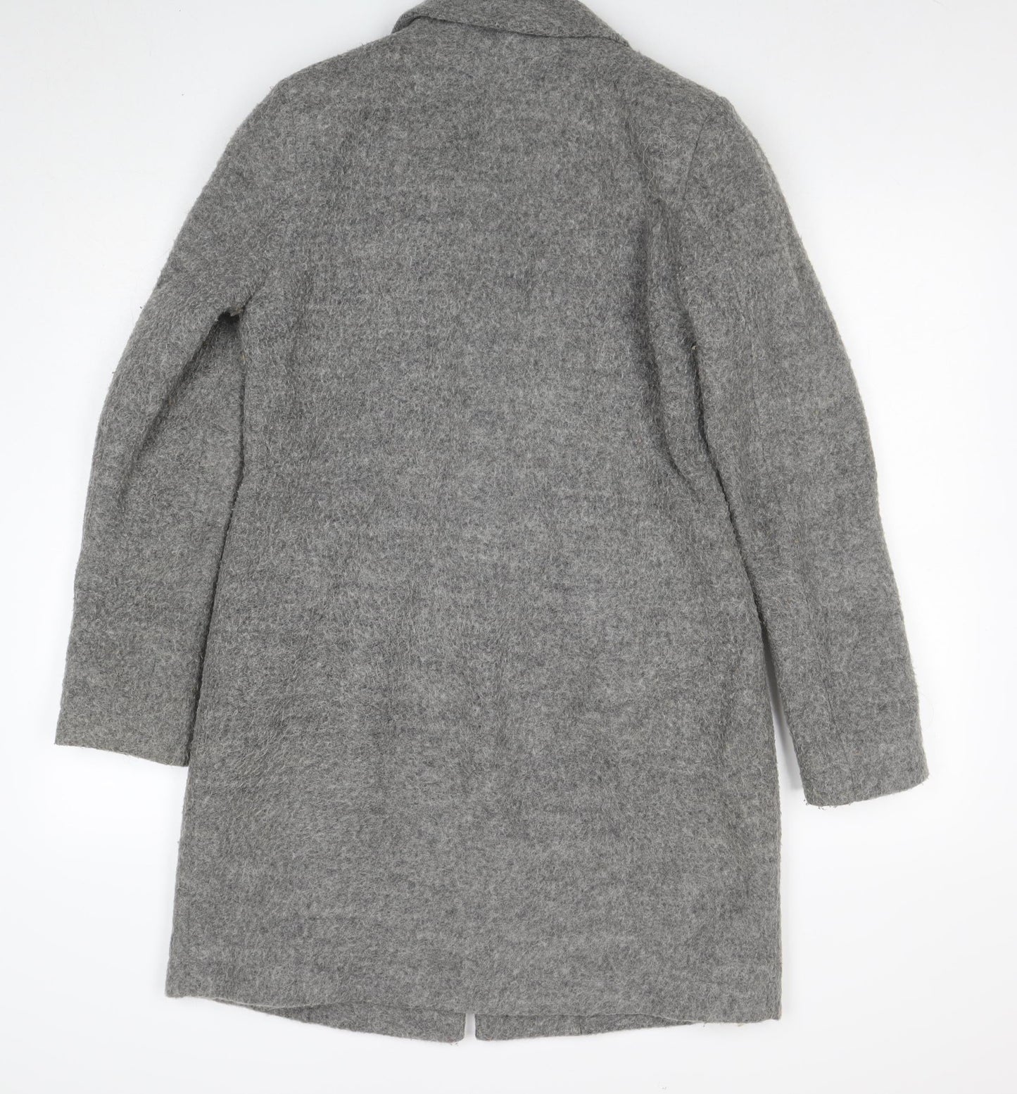 Silver Creek Women's Grey Wool Blend Long Coat Size S