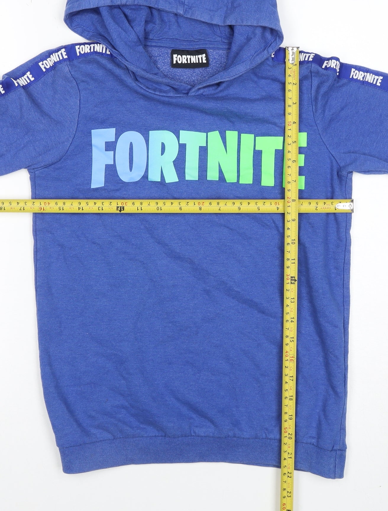 Fortnite Boys Blue Pullover Hoodie XL 152-158cm by Pep & Co