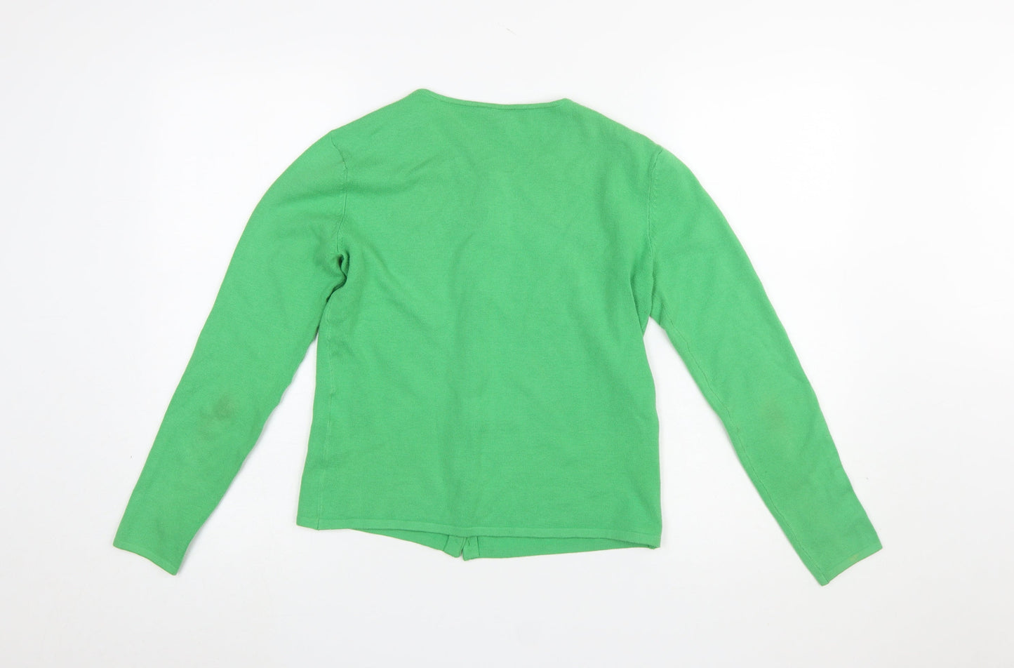 SHU SHU Women’s Green Button Up Knit Cardigan Size S