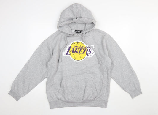 Outerstuff Women Grey Los Angeles Lakers Hoodie M Basketball Style