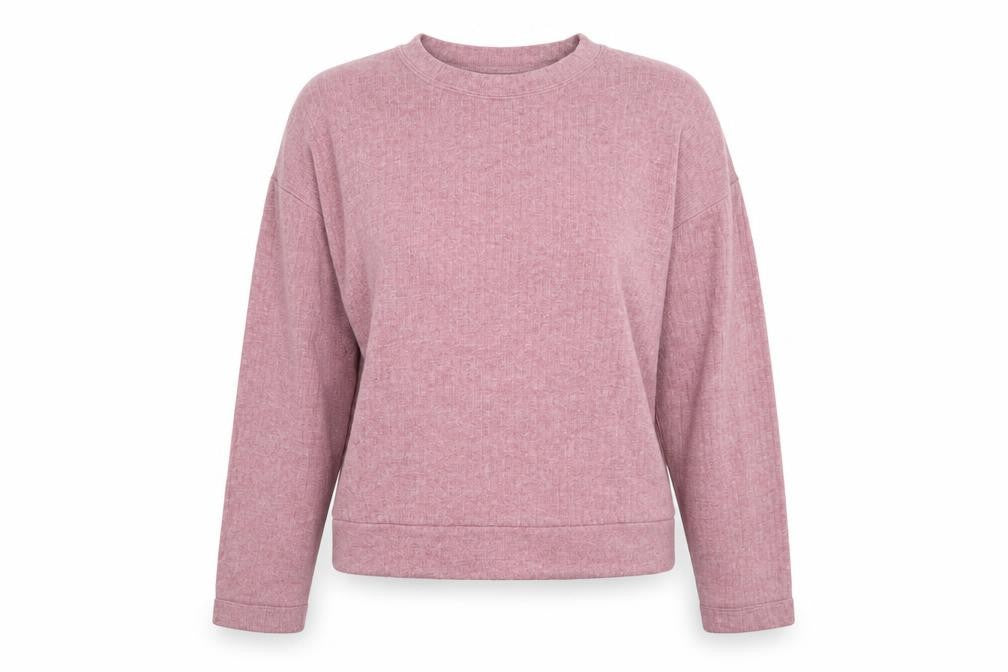 Marks & Spencer Women Pink Pullover Sweatshirt UK Small Soft Knit