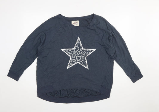 A Postcard From Brighton Women’s Blue Star Jersey Top Size 2