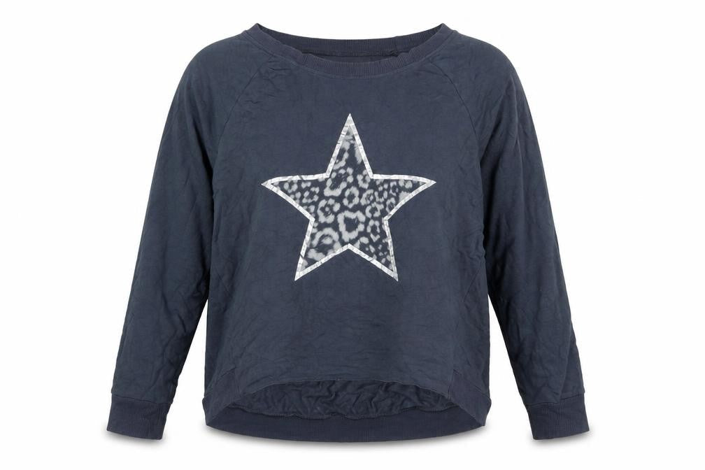 A Postcard From Brighton Women’s Blue Star Jersey Top Size 2