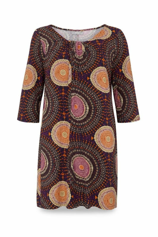 Wallis Women's Multicoloured Geometric Shift Dress Size 14
