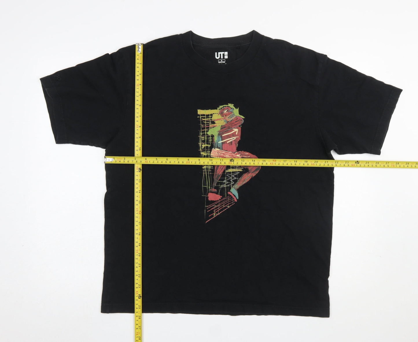 Uniqlo Men’s Black The Flash Art Graphic T-Shirt Size S