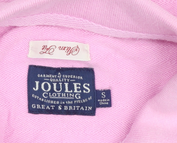 Joules Men’s Pink Cotton Polo Shirt Size S Short Sleeve Casual