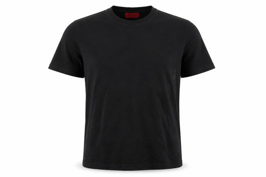 Hugo Boss Men's Black Cotton Crew Neck T-Shirt Size S