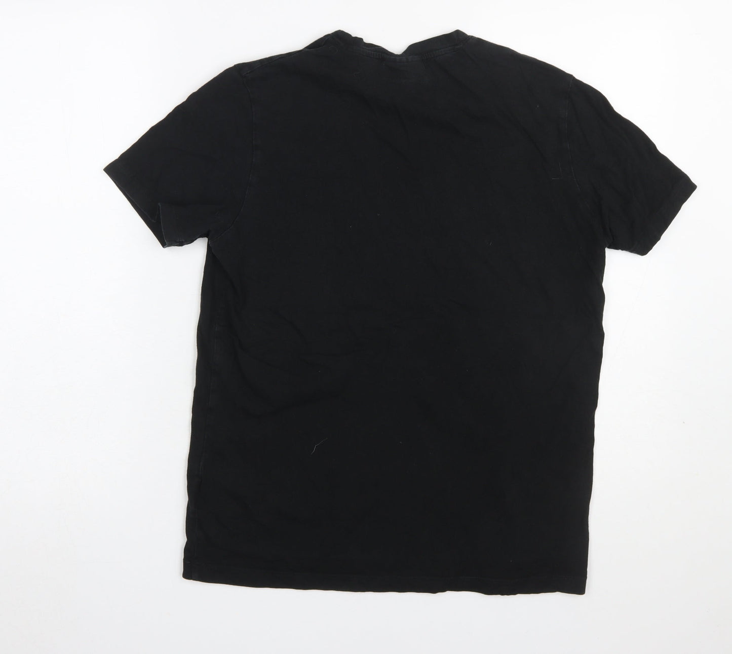 Hugo Boss Men's Black Cotton Crew Neck T-Shirt Size S