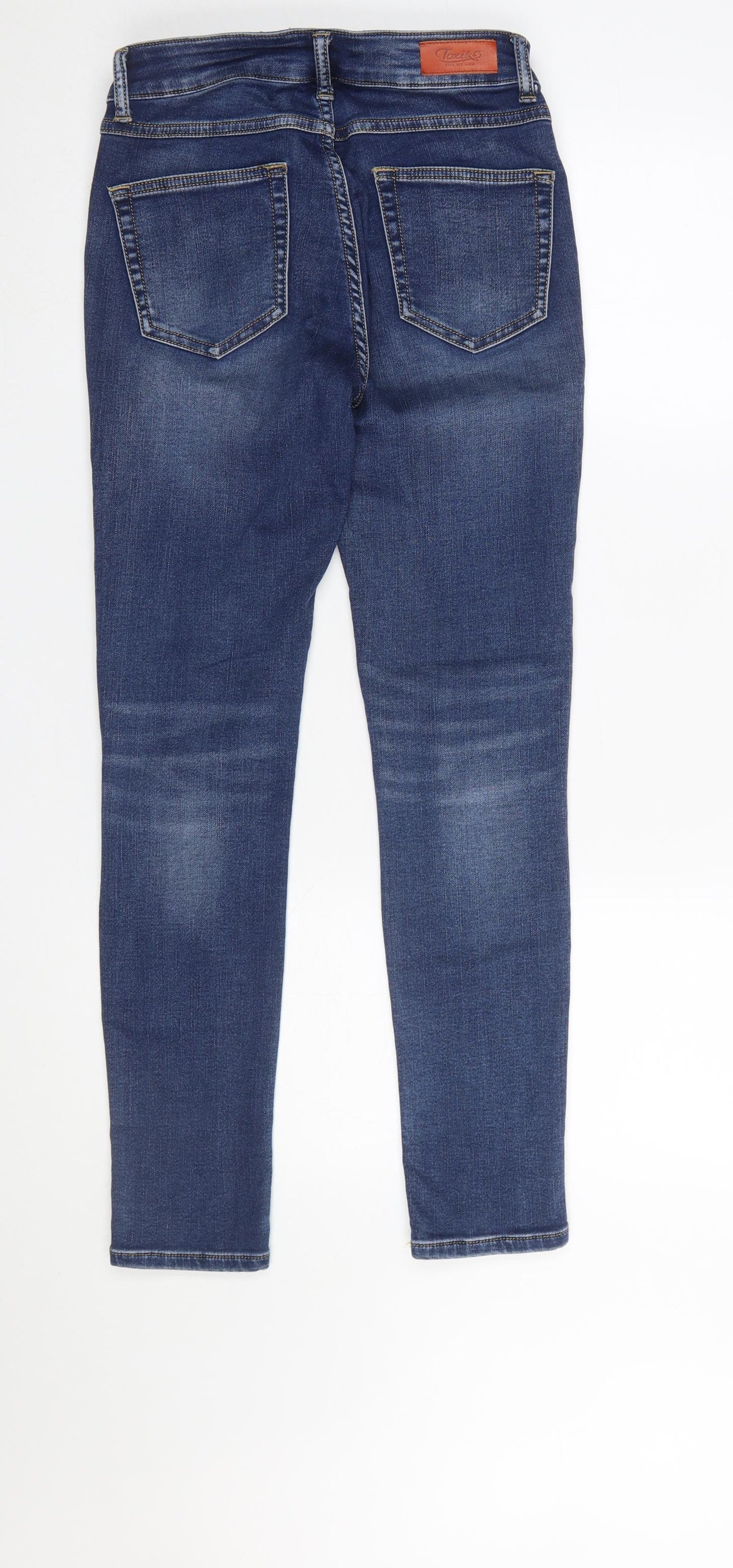 Toxik3 Womens Blue Skinny Jeans XS Slim Fit Stretch Denim