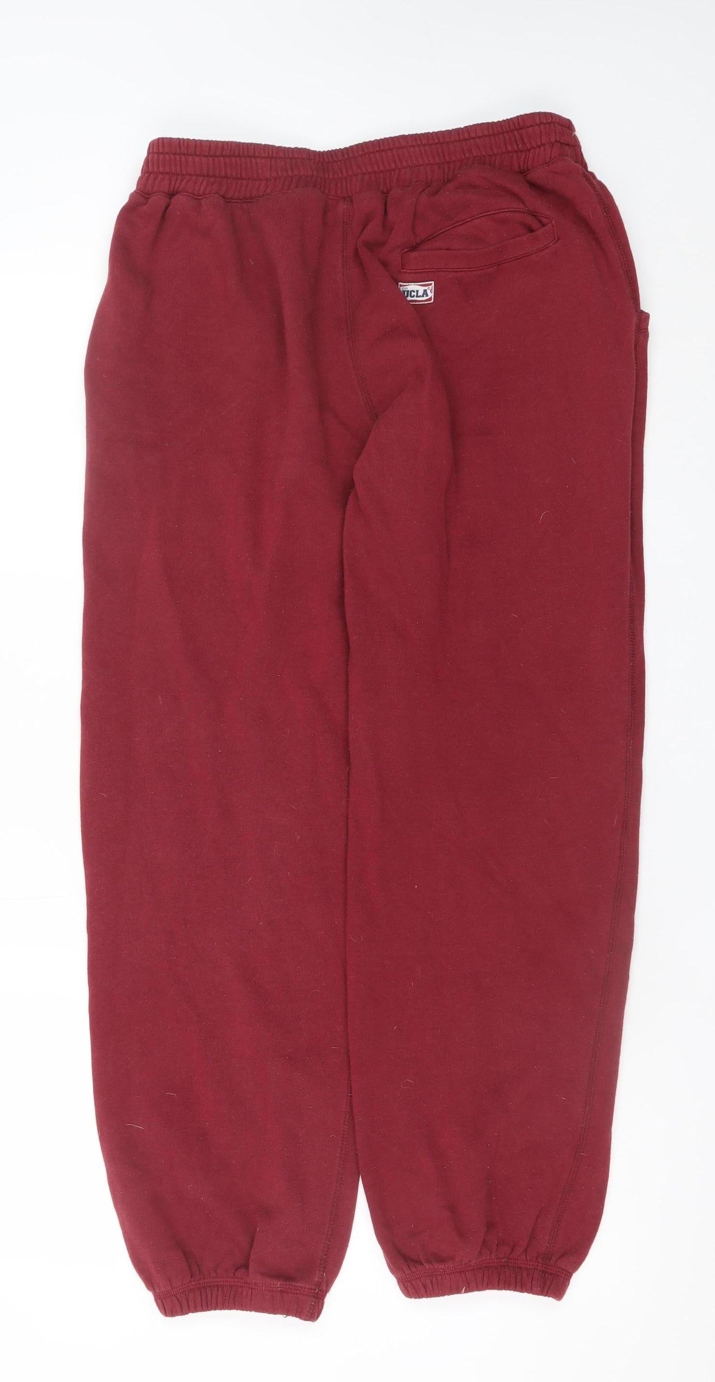 UCLA Men's Red Sweatpants Joggers M Collegiate Fleece Tapered Fit