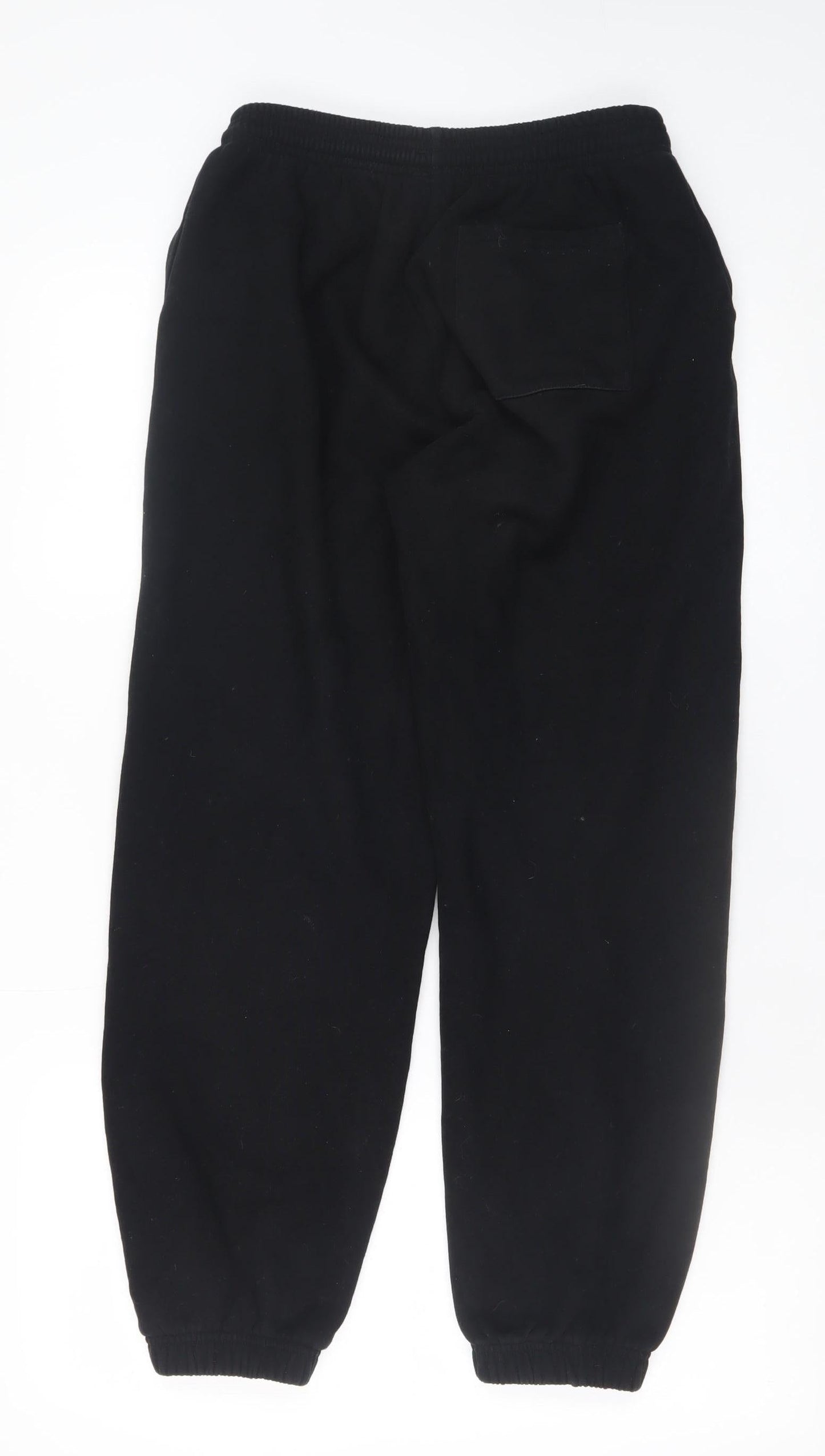 Adanola Men's Black XS Sweatpants Jogger Trousers Fleece Cuffed