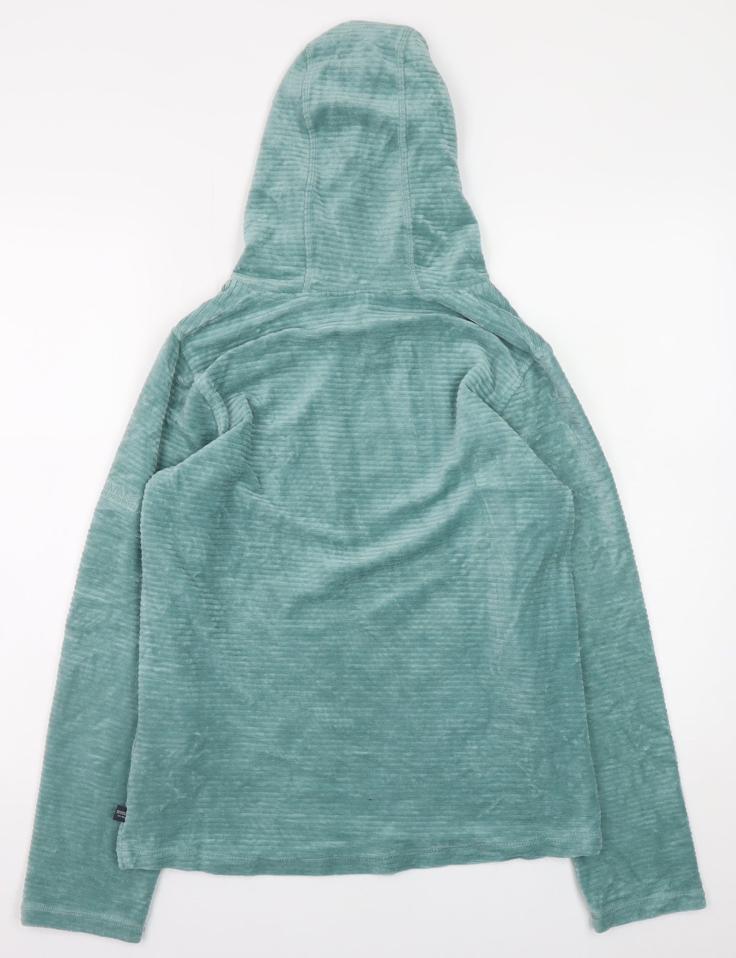 Regatta Great Outdoors Women's Green UK 12 Pullover Hoodie Cotton Blend Long Sleeve