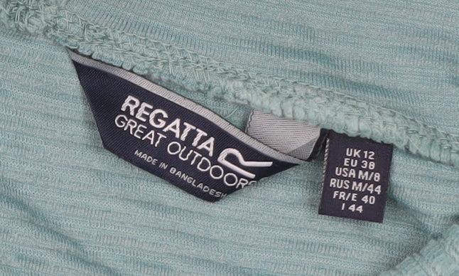 Regatta Great Outdoors Women's Green UK 12 Pullover Hoodie Cotton Blend Long Sleeve