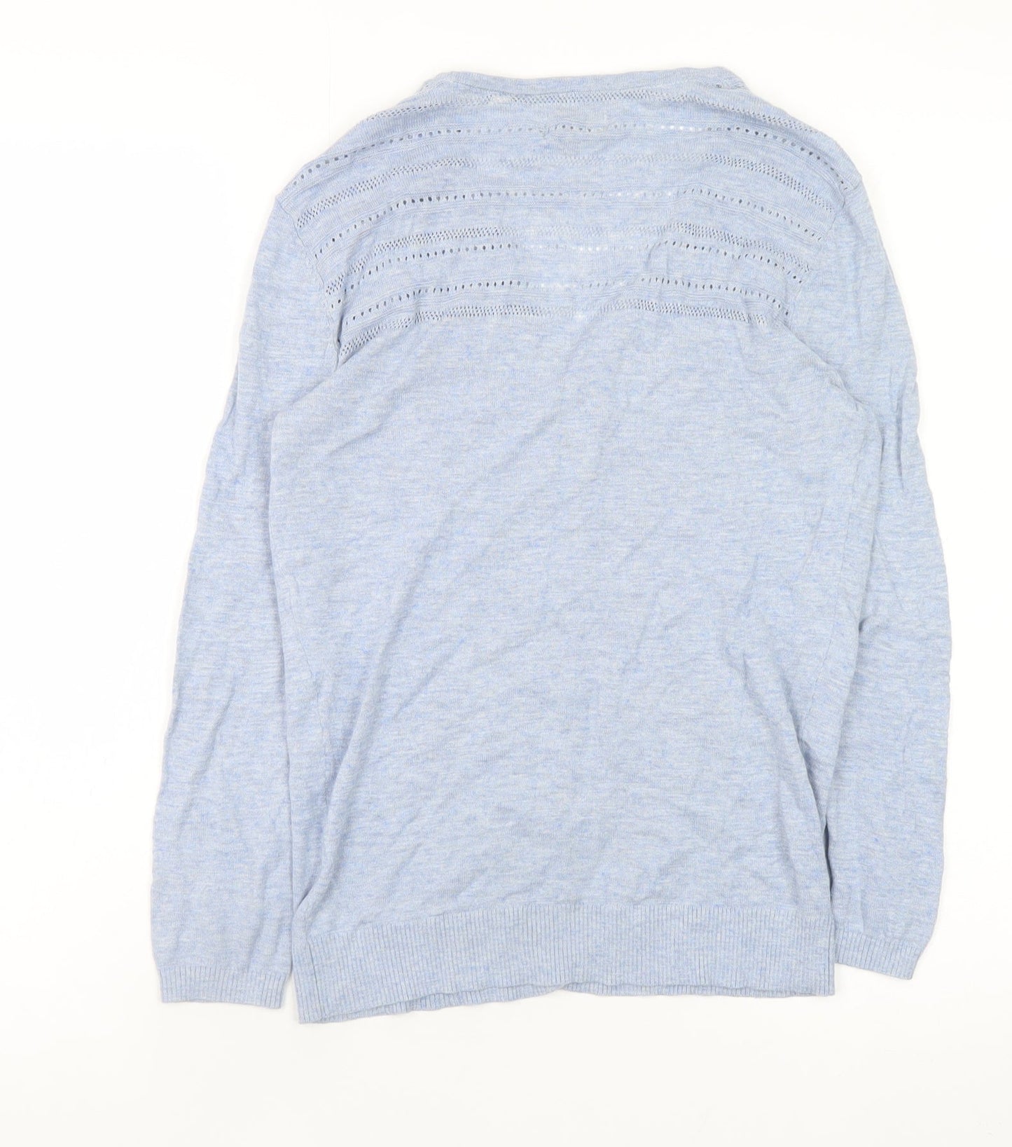 Fat Face Women’s Blue Cotton Button Cardigan Size 6