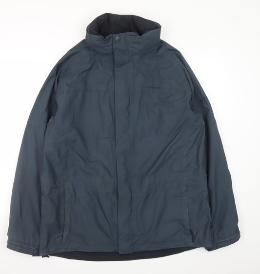 Craghoppers Men's Blue Waterproof Parka Jacket Size M Outdoor