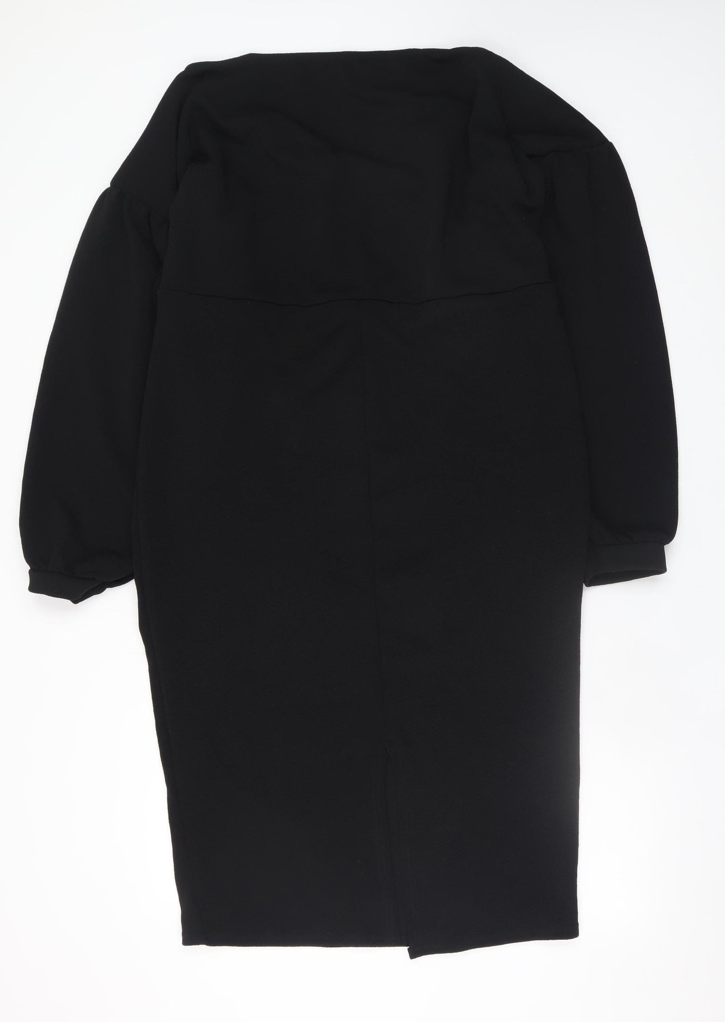 I Saw It First Women’s Black Bodycon Knee Length Dress Size 20