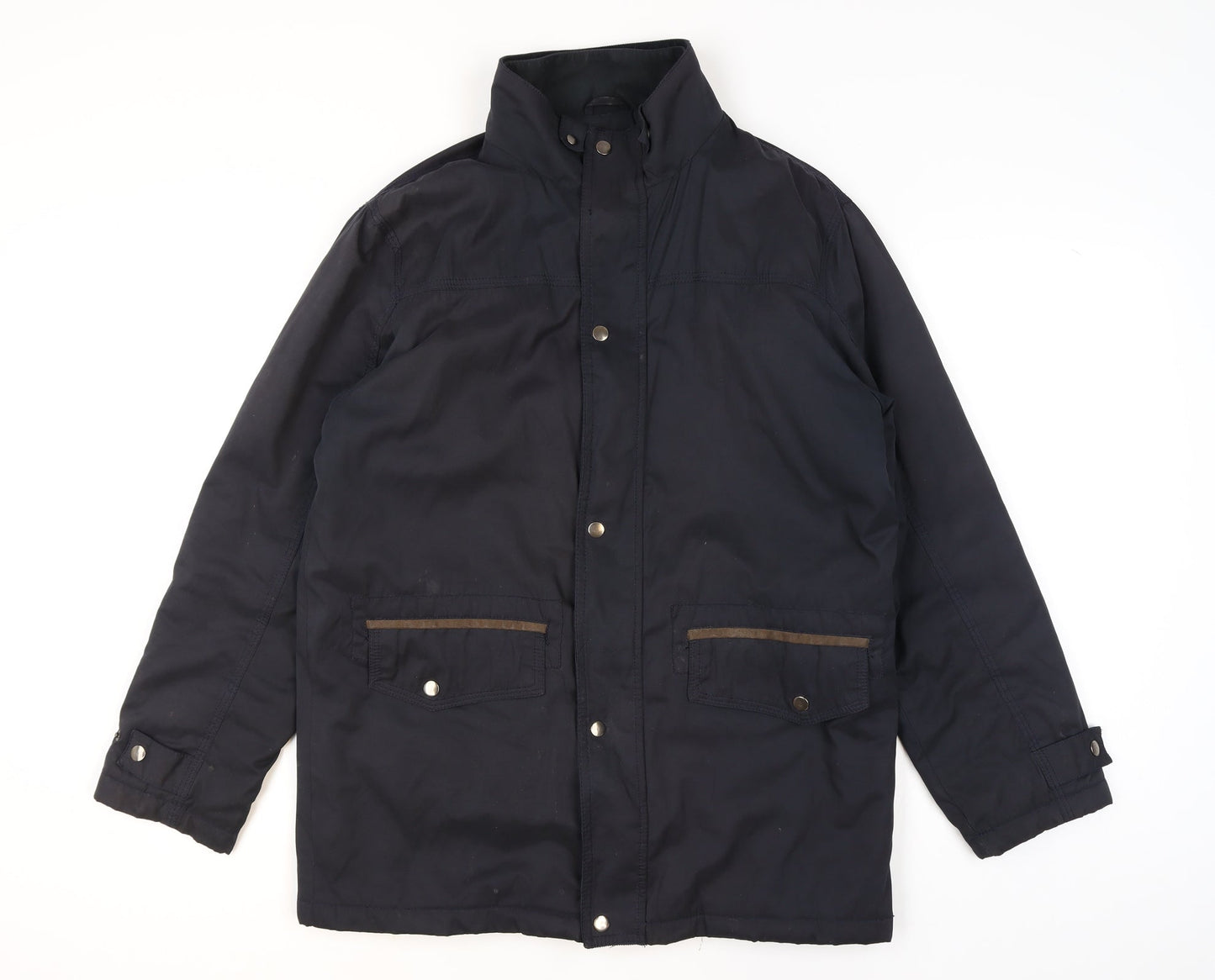 EWM Pure Classics Men's Blue Mid-Length Padded Jacket S