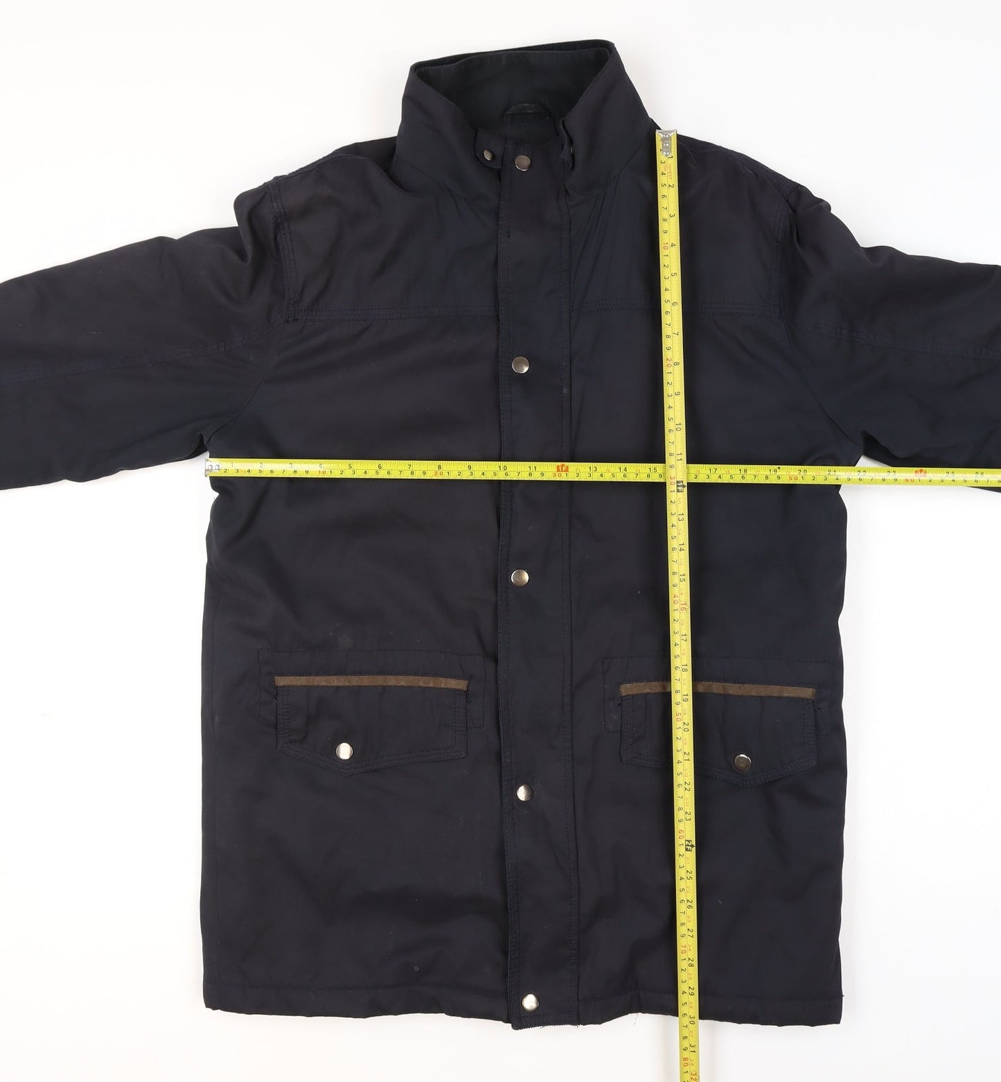EWM Pure Classics Men's Blue Mid-Length Padded Jacket S