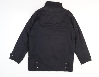 EWM Pure Classics Men's Blue Mid-Length Padded Jacket S