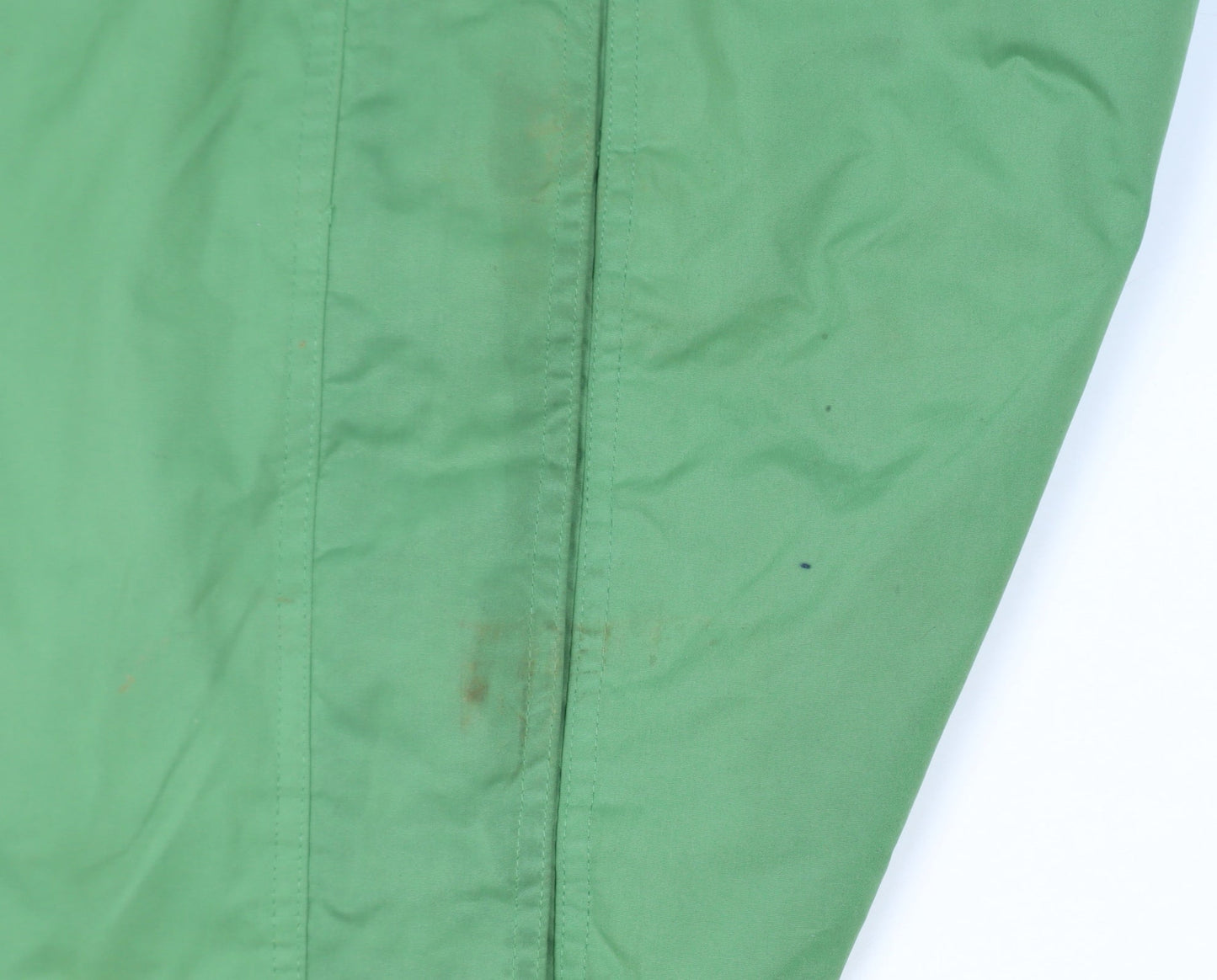Arctic Storm Men's Green Hooded Parka Jacket Size M Outdoor Water Resistant