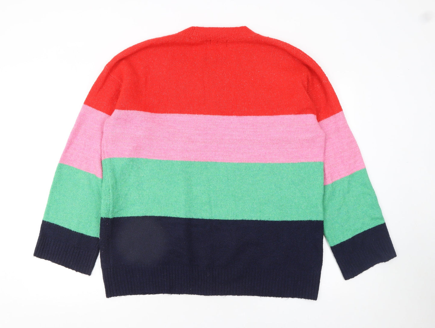 F&F Women's Multicoloured Christmas Jumper M Crew Neck Pullover