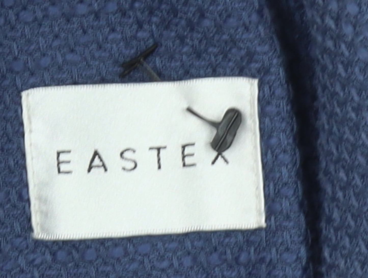 Eastex Women Blue Size 14 Tailored Woven Lined Blazer Jacket