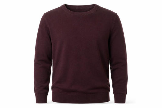 H&M Men's Purple Cotton Crew Neck Pullover Jumper Size M