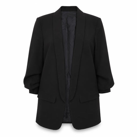 Zara Womens Black XS Longline Tailored Blazer Jacket
