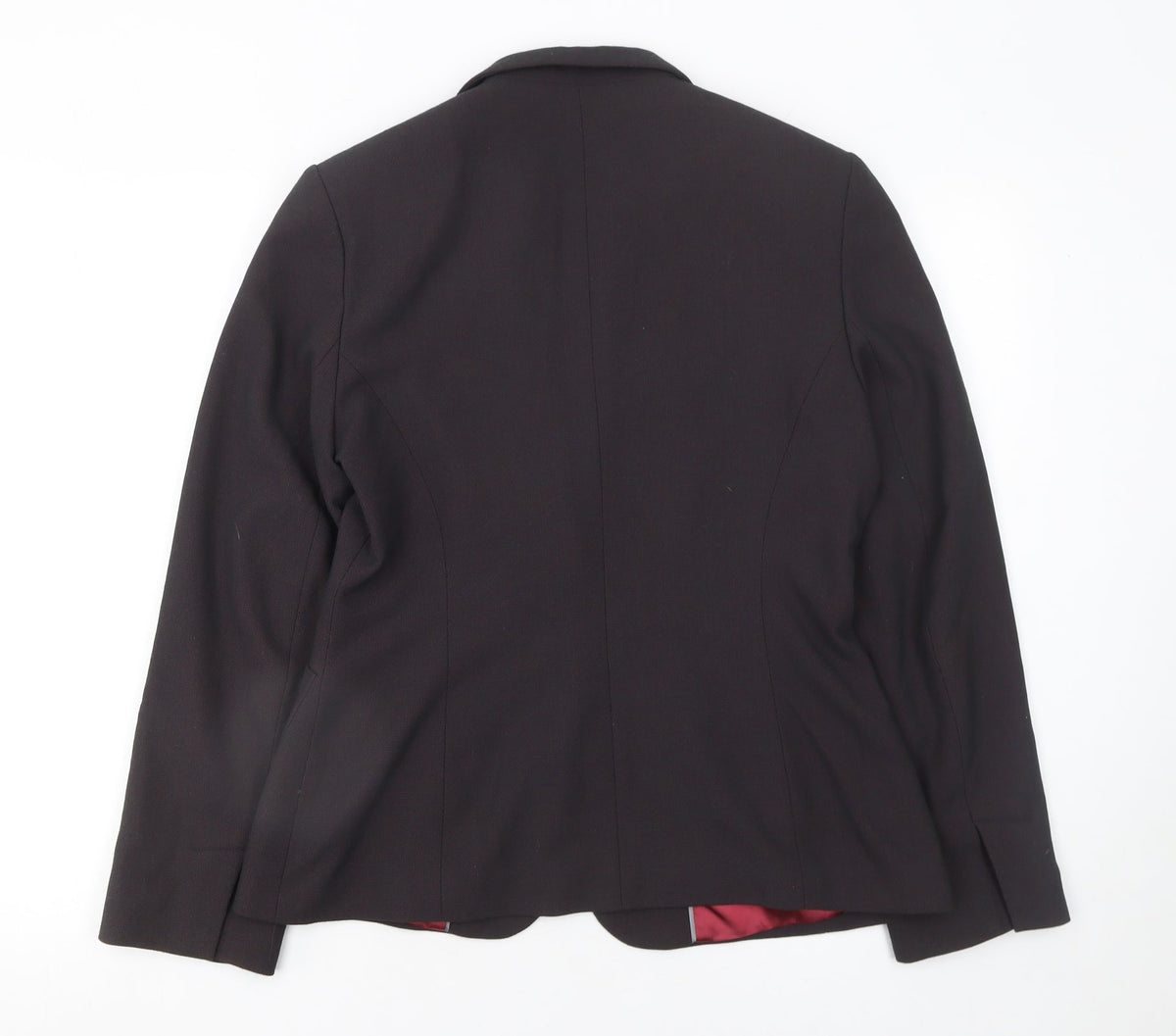 Next Women's Black Size 10 Tailored Single-Breasted Blazer
