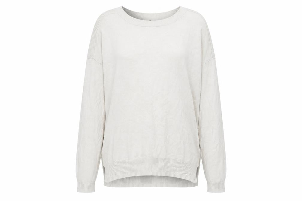 Marks & Spencer Women’s Beige Crew Neck Long Sleeve Jumper Size 12