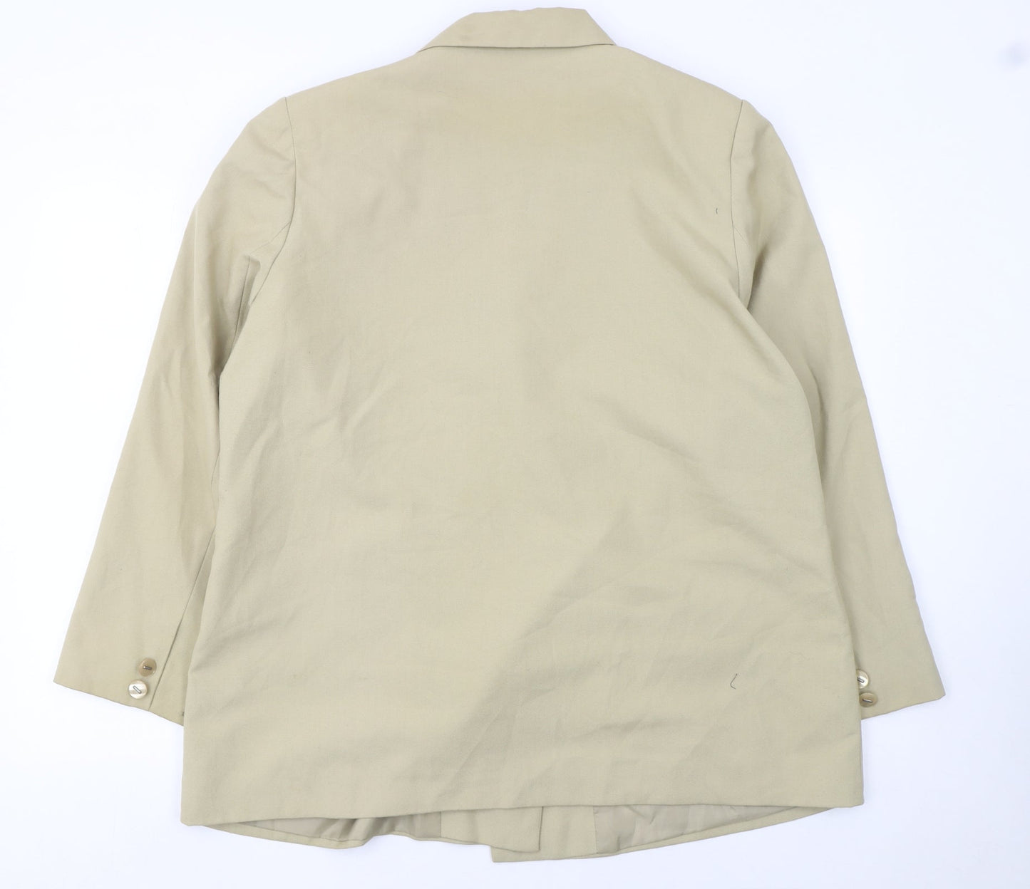 Kiss Collection Beige Double-Breasted Blazer Jacket Women’s Size 18