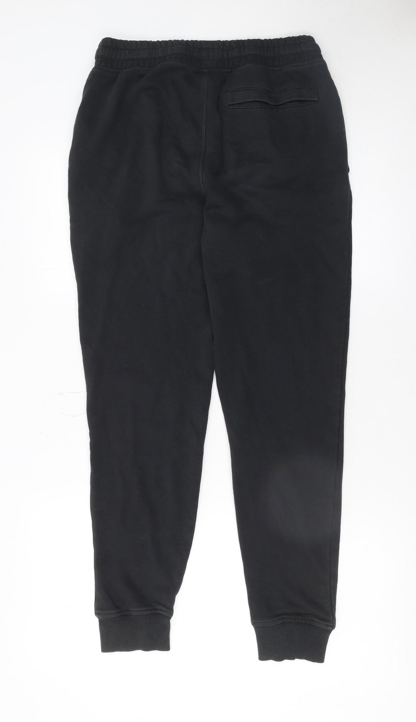 Gymshark Womens Black Small Jogger Sweatpants Fleece Tapered Fit