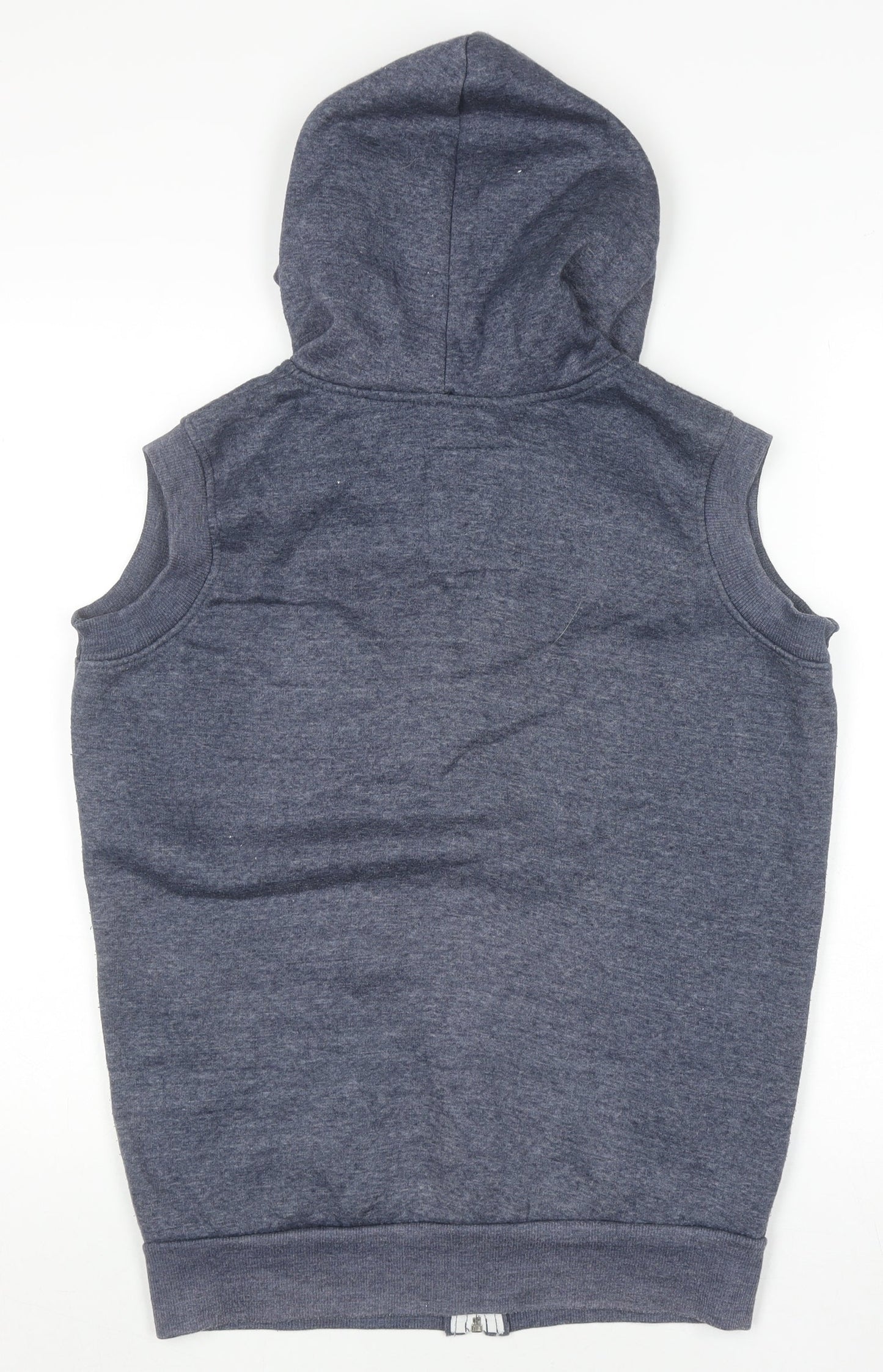 Tokyo Tigers Men's Grey Sleeveless Full Zip Hoodie Vest S
