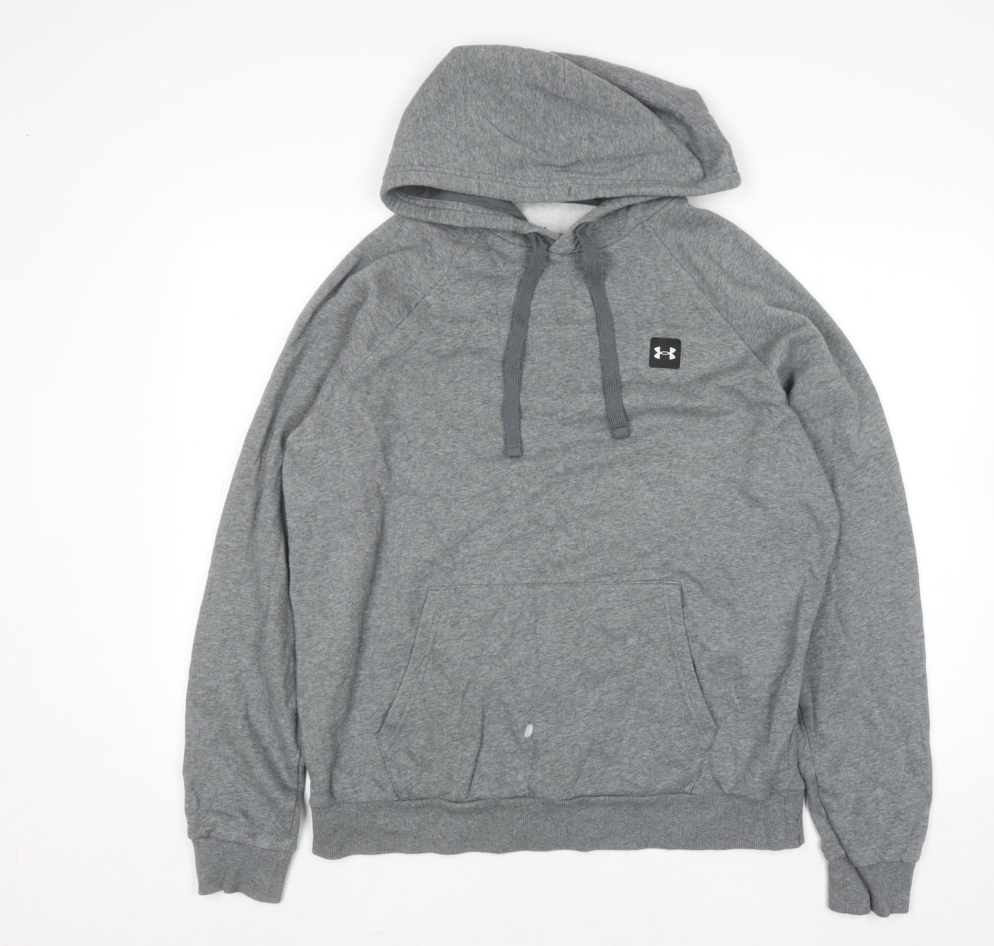 Under Armour Women's Grey Pullover Hoodie Size L Loose Fit