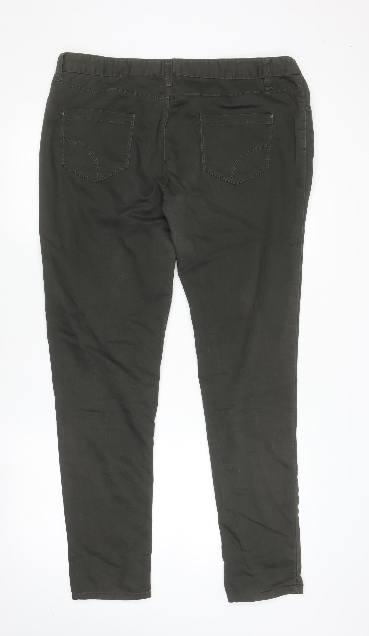 Laura G Ultra Soft Super Skinny Black Jeans Women UK 18