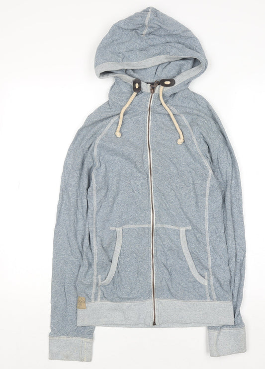 Next Men's Grey Full Zip Cotton Hoodie XS Lightweight Casual
