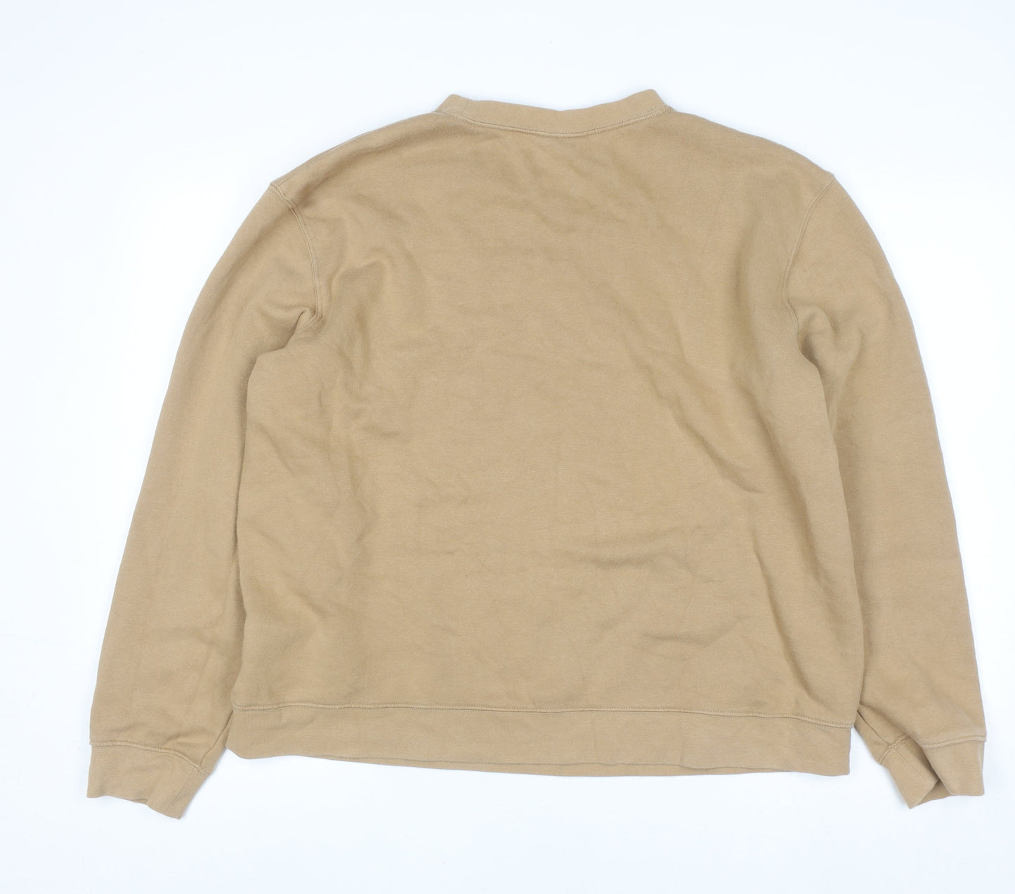 H&M Men’s Beige Les Plaisirs Graphic Pullover Sweatshirt XL
