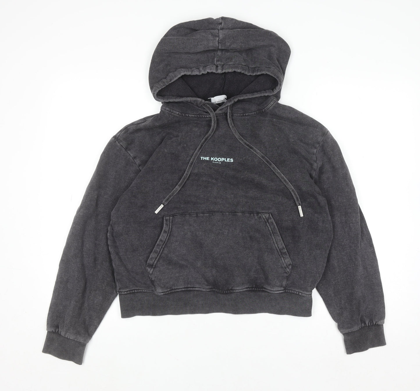 The Kooples Women's Black Cotton Pullover Hoodie Size XS