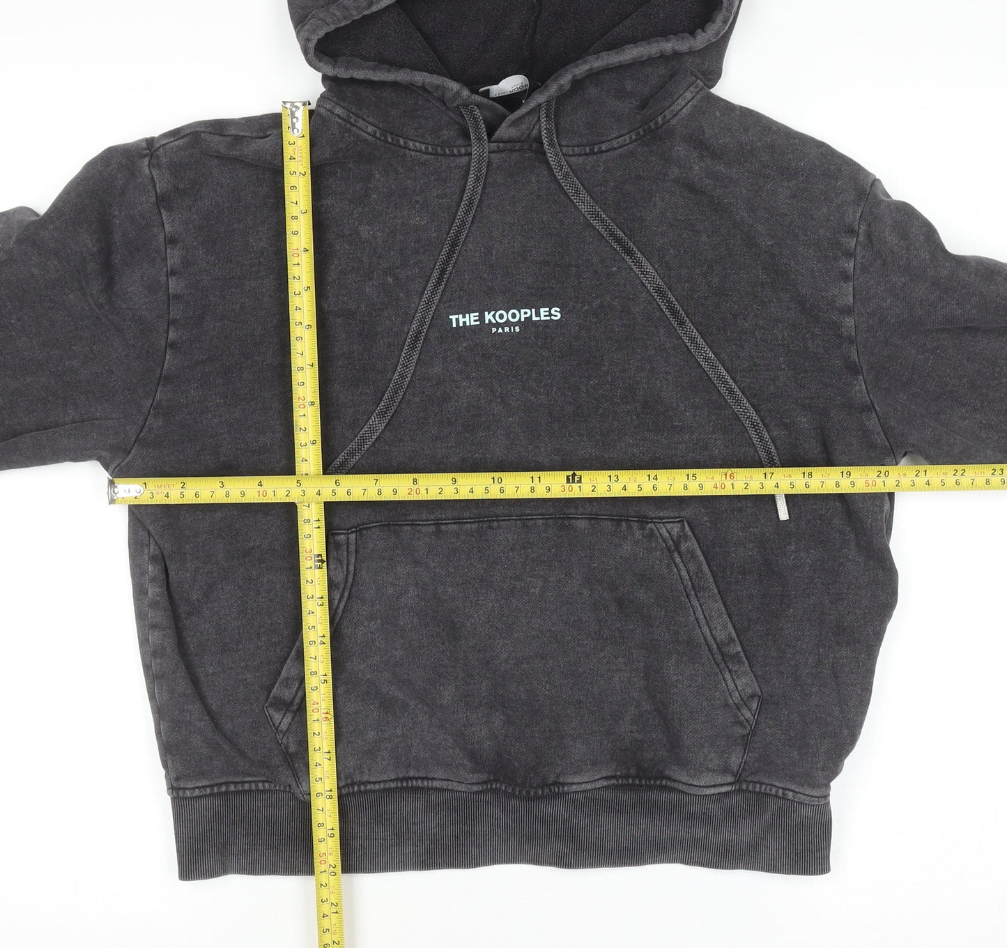 The Kooples Women's Black Cotton Pullover Hoodie Size XS