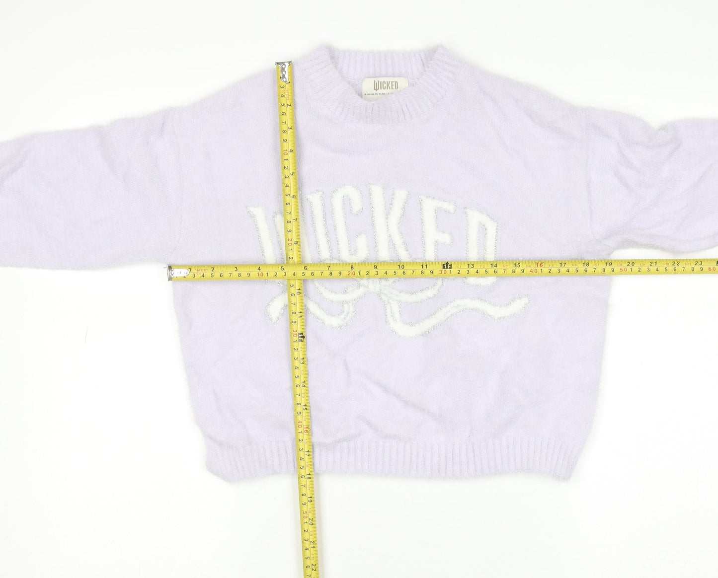 Marks and Spencer Girls Lilac Wicked Pullover Jumper 10-11 Years Soft Knit