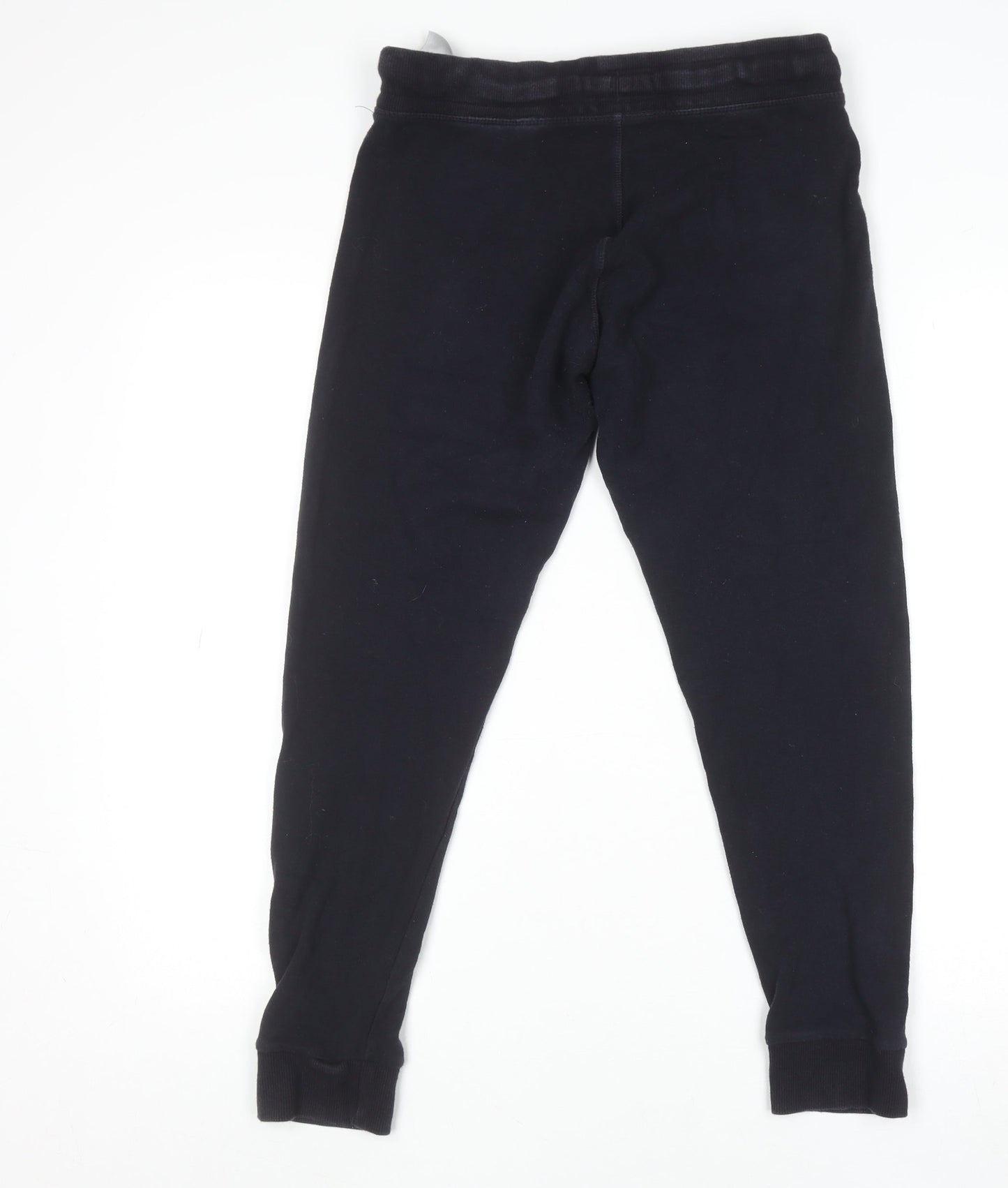 Jack Wills Women's Black Jogger Sweatpants UK 12 Cotton Blend