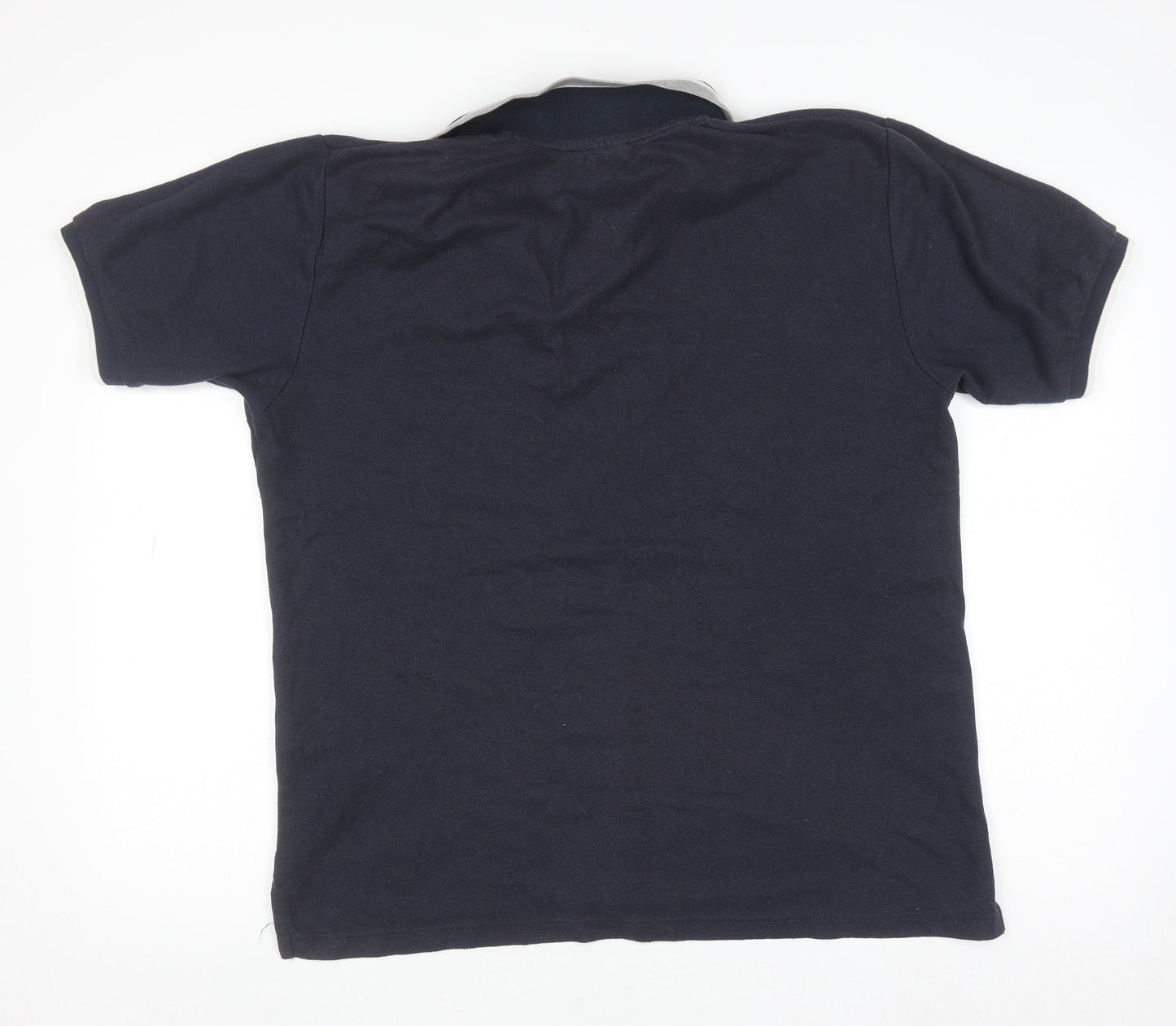Slazenger Men’s Black Polo Shirt Size L Regular Fit Cotton