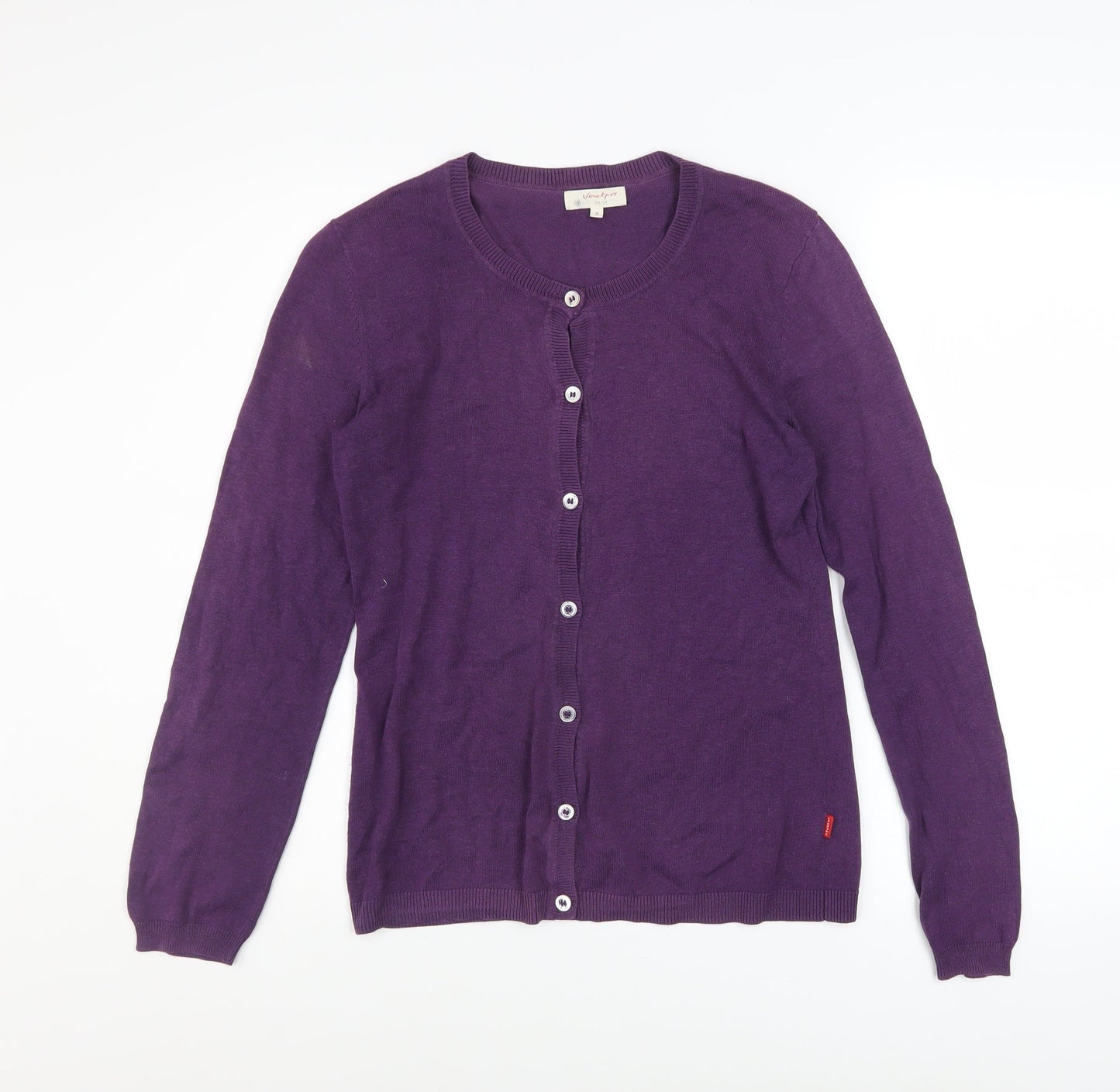 Jackpot Women’s Purple Cotton Button Cardigan Size S