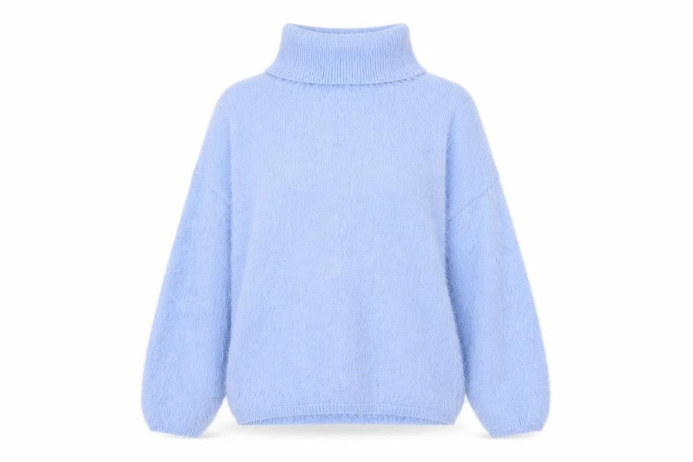 Vero Moda Women’s Blue Roll Neck Long Sleeve Pullover Jumper XL