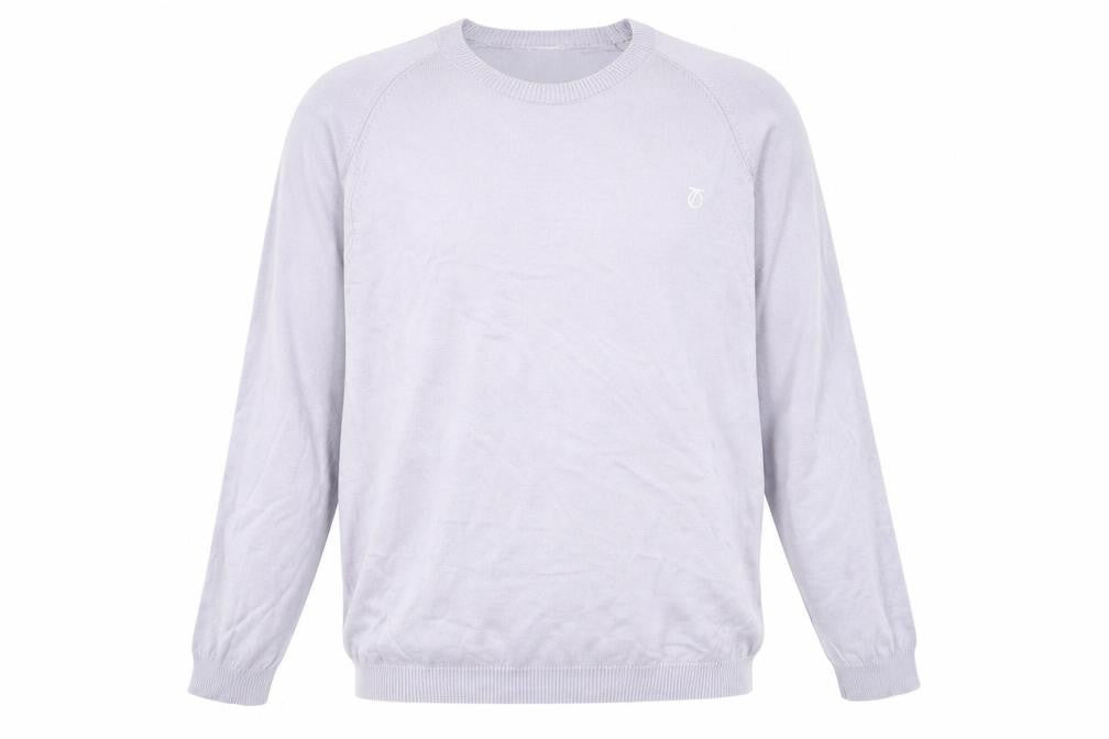Peter Werth Men Grey XL Wool Blend Crew Neck Jumper