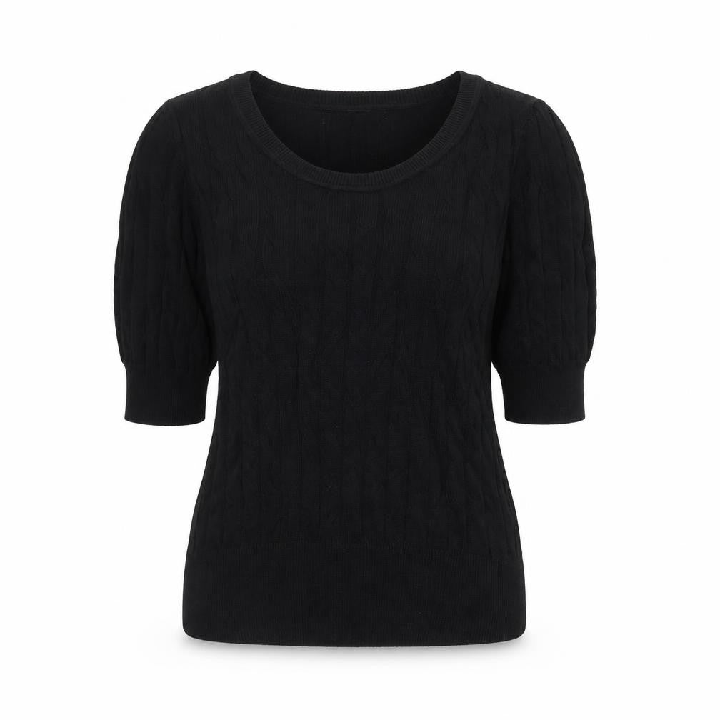 Marks & Spencer Women's Black Knit Blouse Size 10